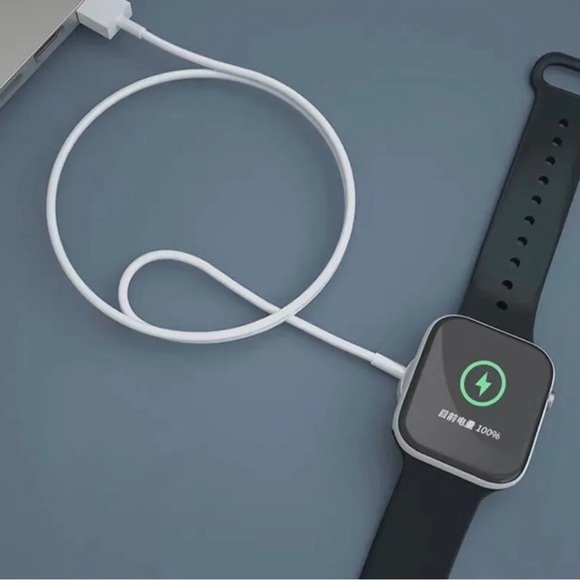 Apple Watch Magnetic Fast Charger to USB-C Cable (1 m) Model A2515 for Series 7 - Picture 4 of 6